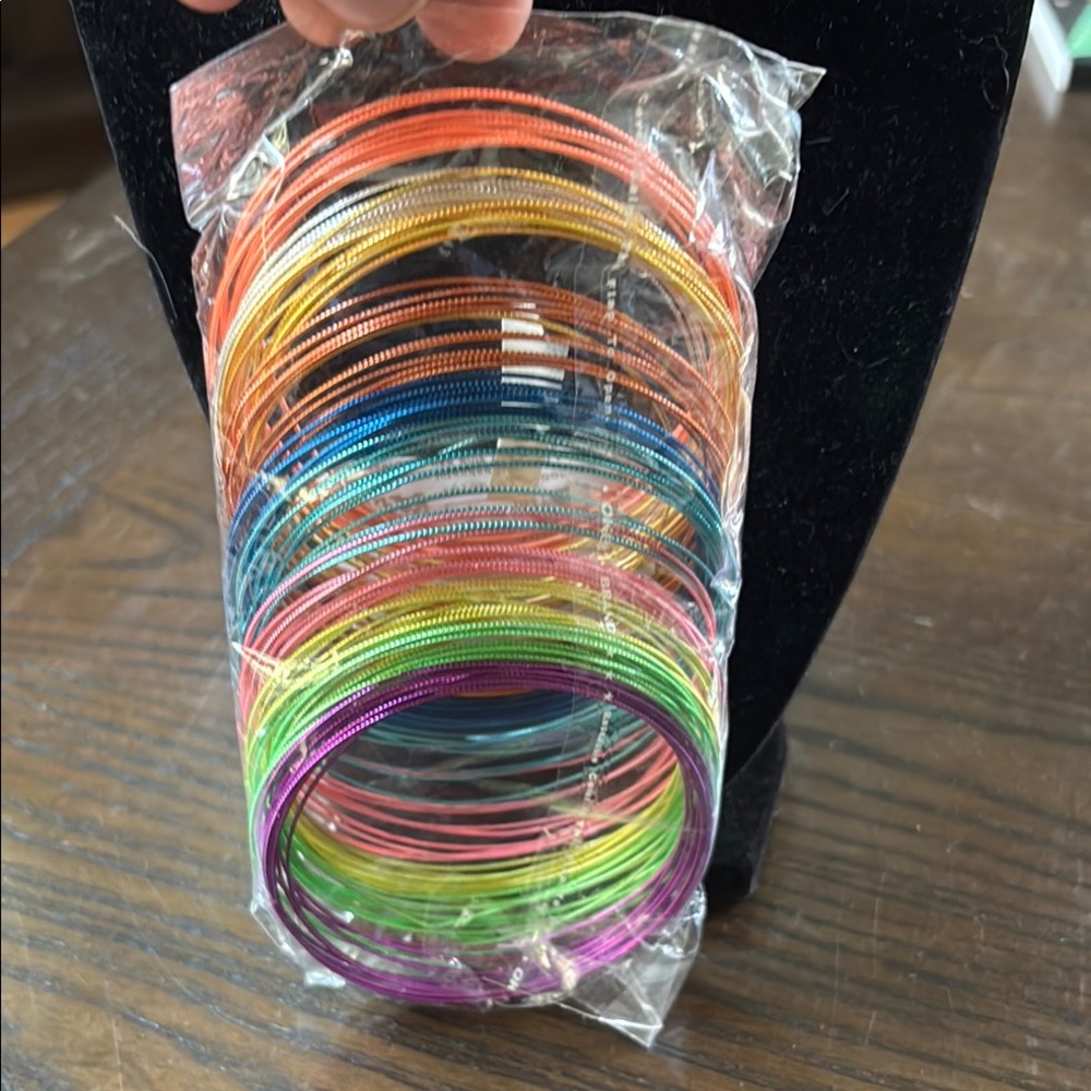 Colorful Party Bangles Set - Picture 3 of 3